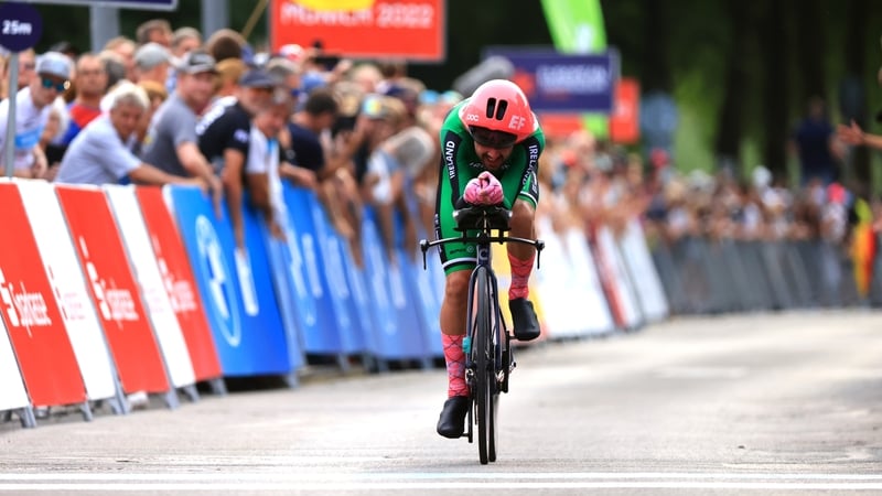 Ben Healy was sixth in Germany