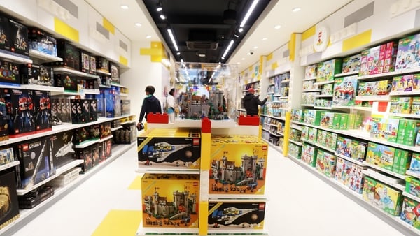 Lego opened its first Irish shop in Dublin's Grafton Street last August