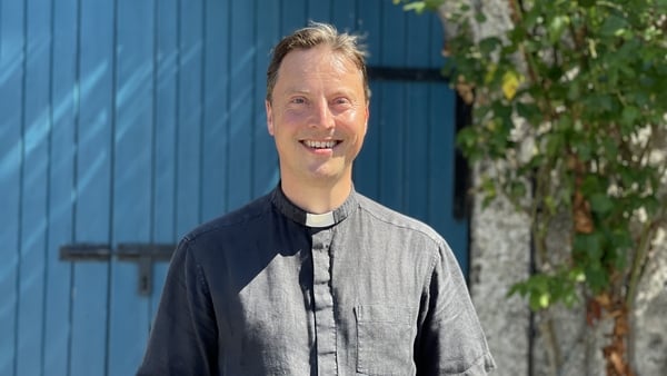 Reverend John Godfrey is leading the creation of a community 'climate action park' on church land in Aughrim, Co Galway
