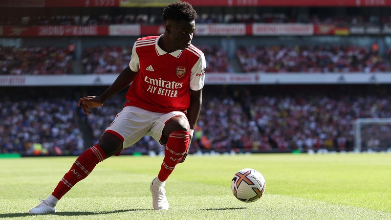 Saka came through the Arsenal academy