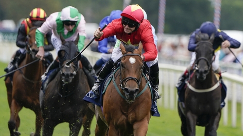 Jason Hart celebrates his win on board the remarkable Highfield Princess