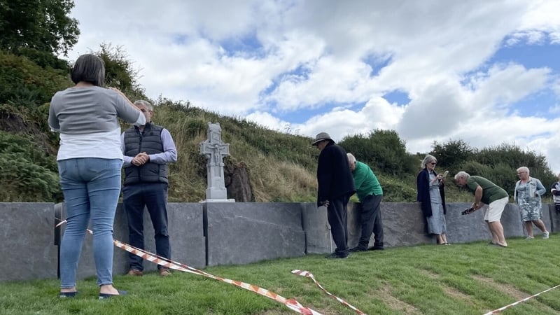 People gathering at the ambush site at Béal na Bláth this week