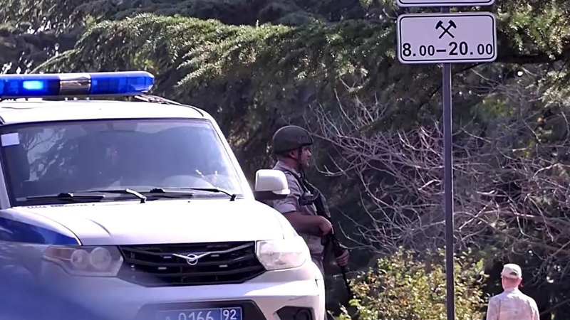 A Ukrainian drone has reportedly been shot down over the headquarters of Russia's Black Sea fleet in the city of Sevastopol