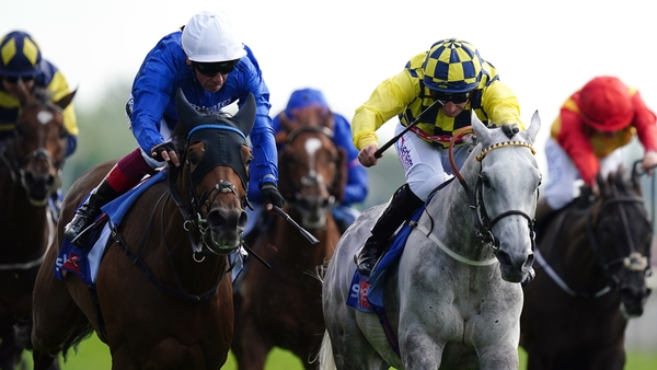The blinkered Trawlerman got the better of the grey Alfred Boucher in a thrilling finish to the lucrative handicap