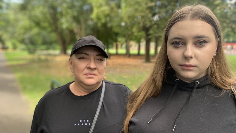 Yelyzaveta Holovko and her mother Natalia fled Ukraine for Ireland on 9 March