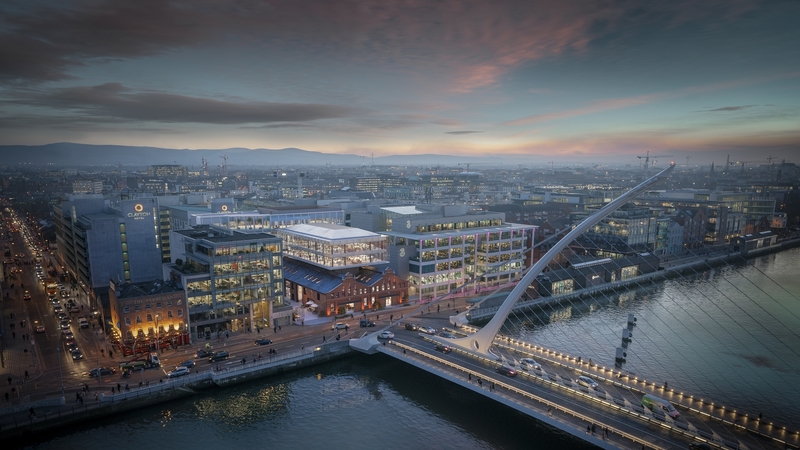 The Tropical Fruit Warehouse is an 85,000 square foot six-storey river-front office building located in the Dublin south docklands