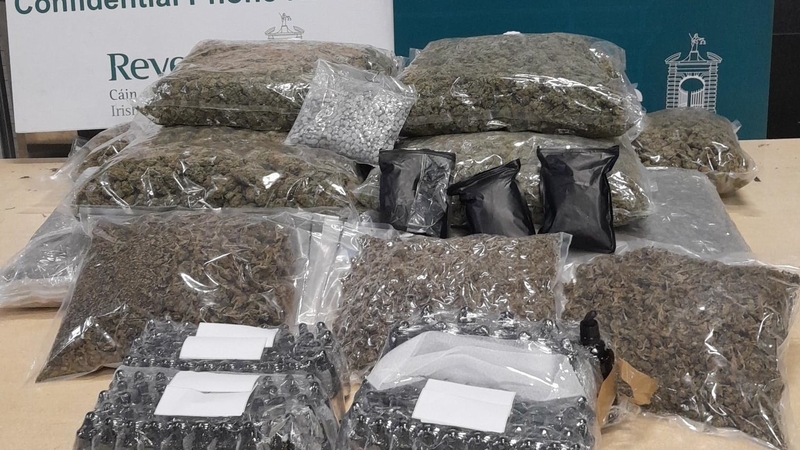 Over 13 kilogrammes of herbal cannabis was seized