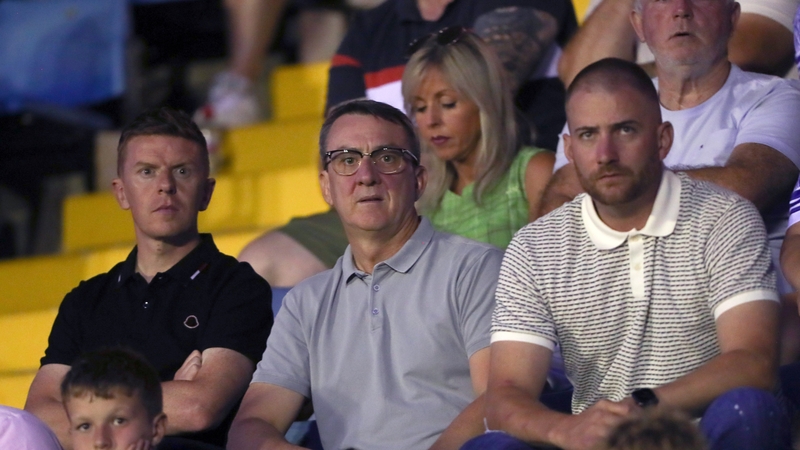 Andy Pilley and the new directors attended the game between Waterford and Galway earlier this month