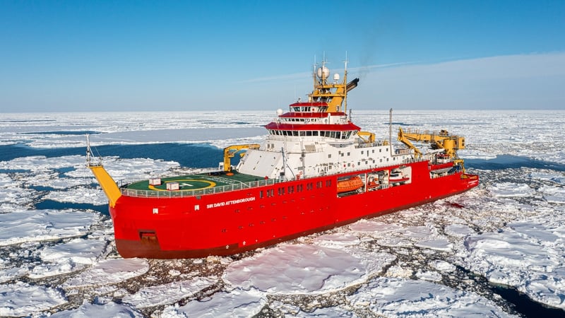 The RRS Sir David Attenborough on sea trials in the Antarctic (File picture: British Antarctic Survey)