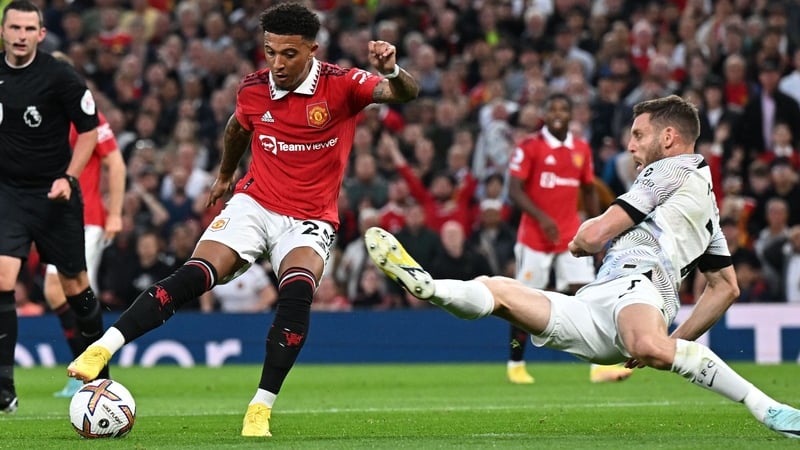 Jadon Sancho has been training separately from the United squad