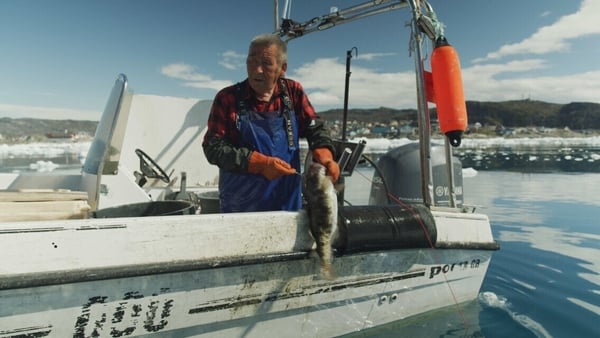 An indigenous fisherman in Greenland
