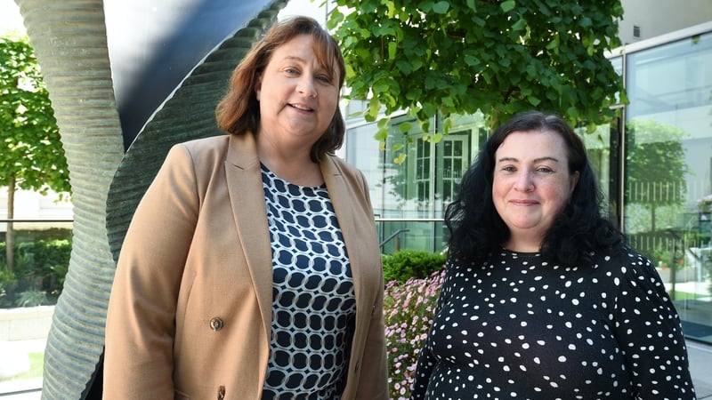 Anne Rabbitte, Minister of State with responsibility for Disability and Niamh Malone, Founder of Ailim Healing
