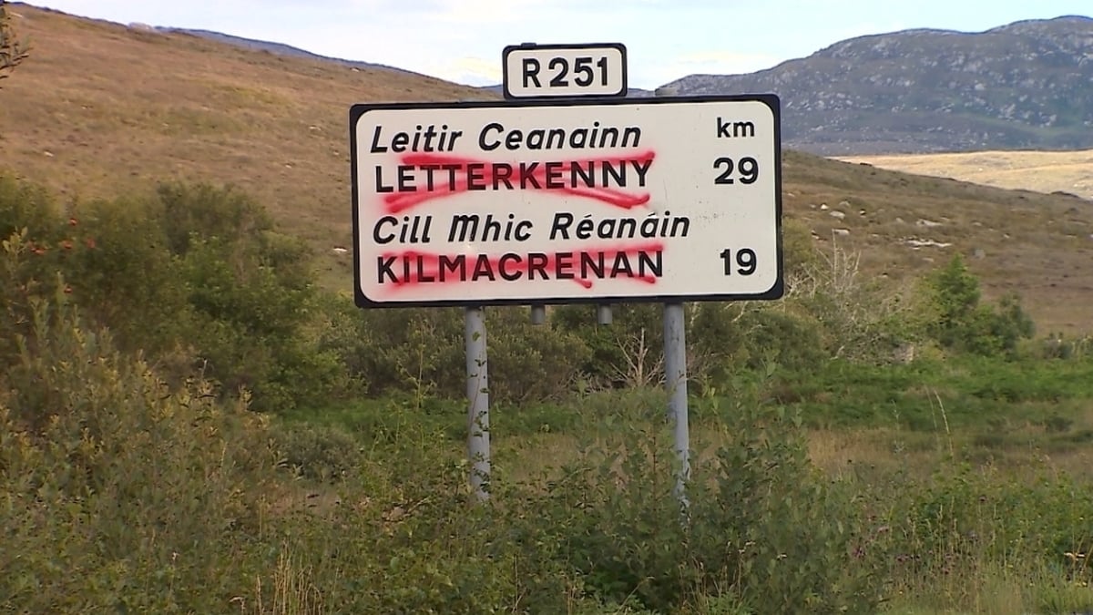 Donegal Road Signs