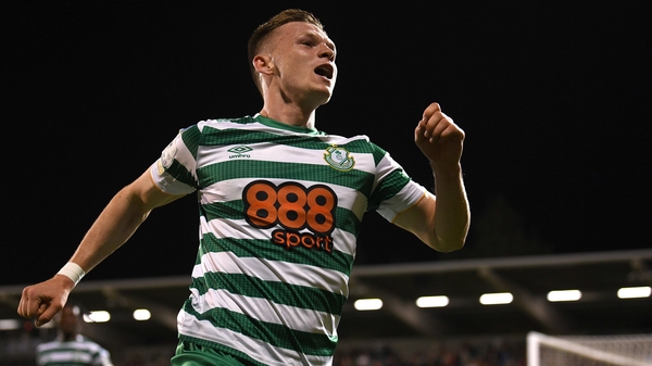 Andy Lyons celebrates his late winner