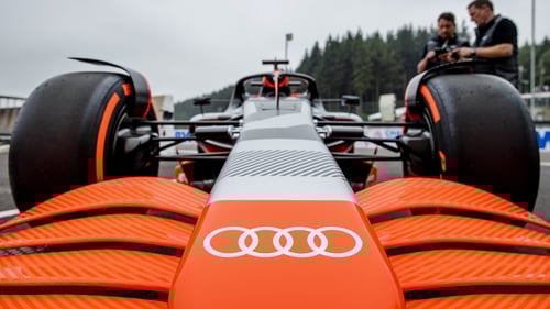 A show model Audi Formula 1 car