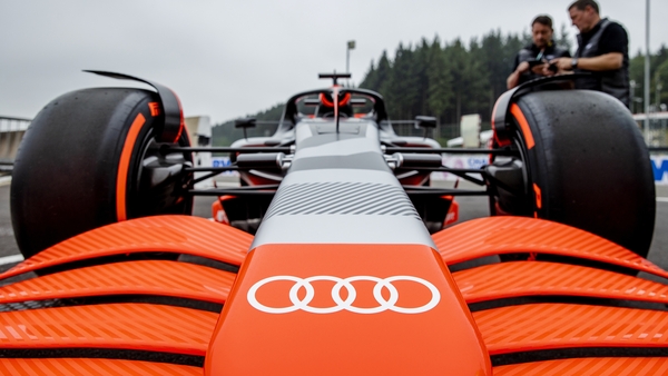 A show model Audi Formula 1 car
