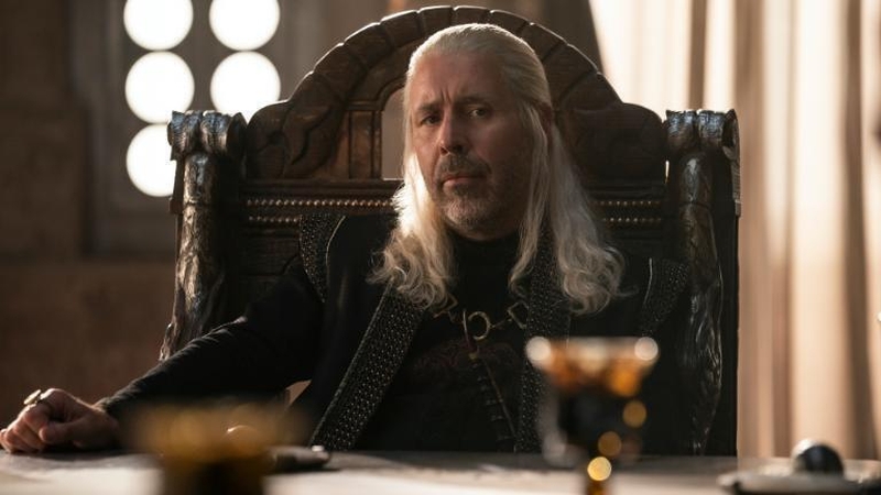 Paddy Considine's as King Viserys Targaryen in House of Dragon