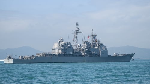 The annual Chiefs of European Navies (CHENS) meeting is described by the Defence Forces as an 'informal, independent and non-political forum' (file image)