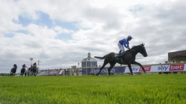 Jim Crowley partnered Baaeed to an emphatic win in the Juddmonte