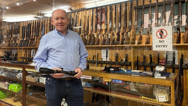 Niall Kirwan of Lakeland Shooting Centre in Mullingar