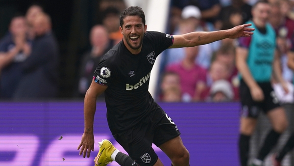 Pablo Fornals celebrates scoring West Ham's winner