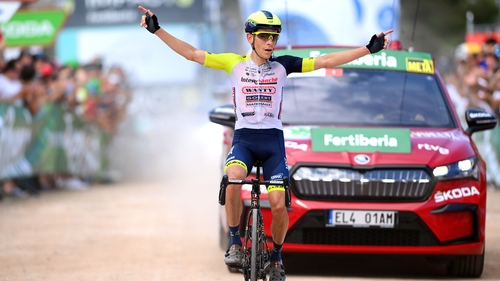 Louis Meintjes emerged the strongest of the breakaway group in Stage 9