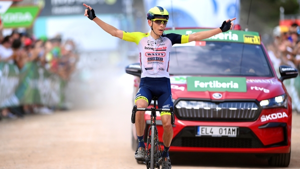 Louis Meintjes emerged the strongest of the breakaway group in Stage 9