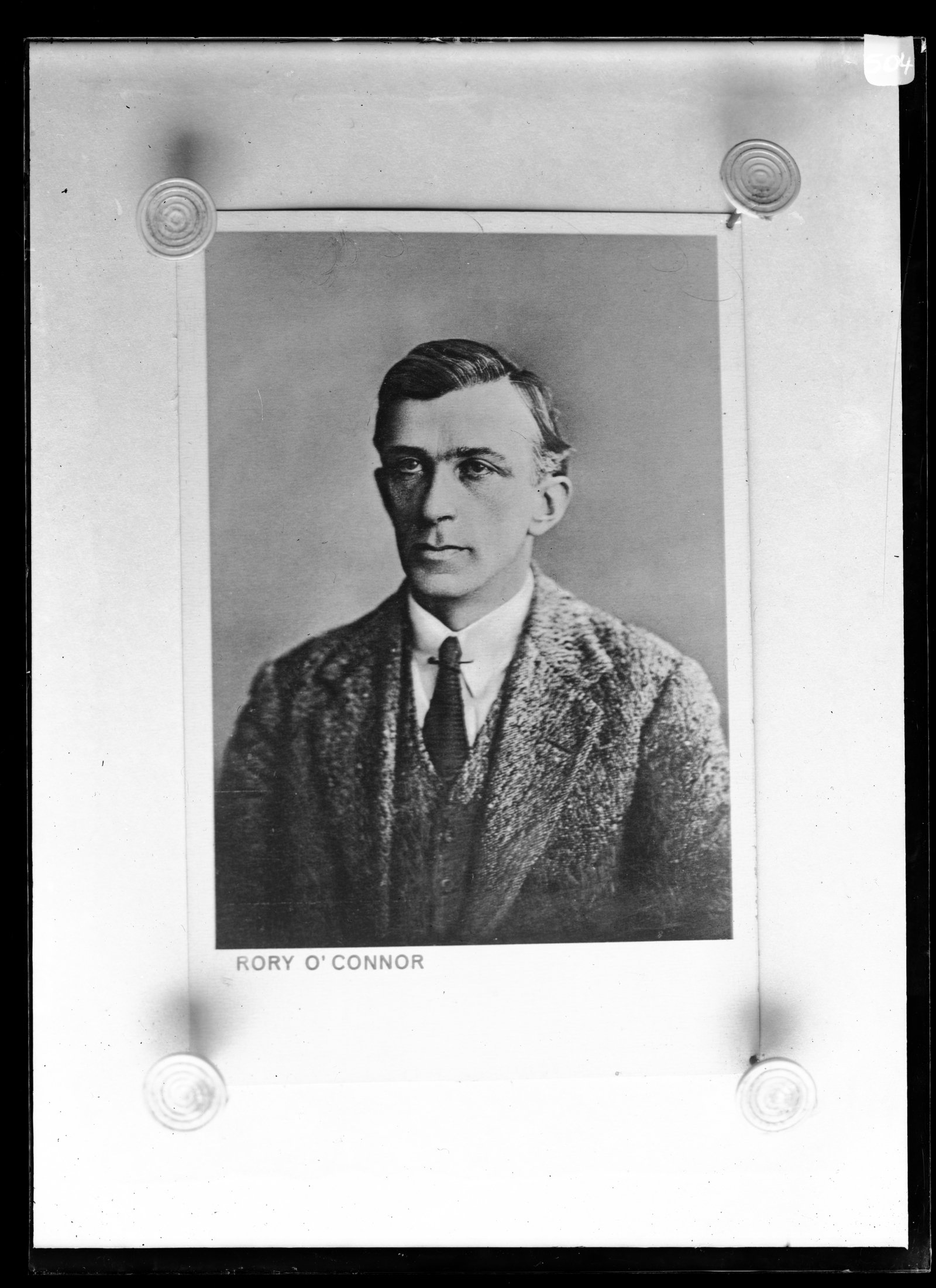 Rory O'Connor was one of the most high profile republicans to be executed. Image © RTÉ Photographic Archive