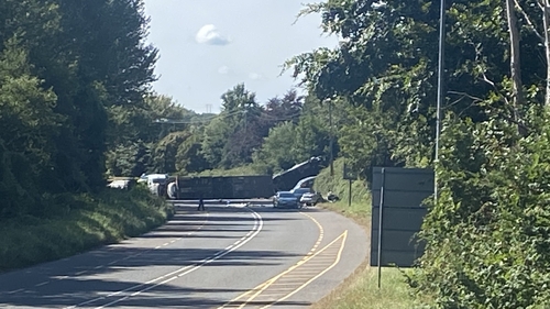 The fatal collision occurred just before 11am yesterday