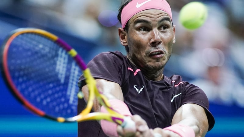 Rafael Nadal progressed to a second-round date with Fabio Fognini