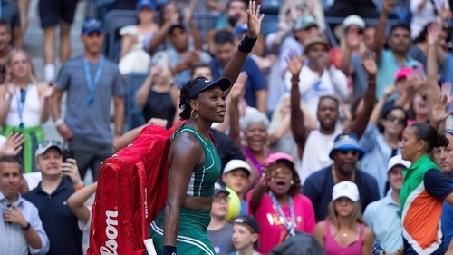 Williams made a swift exit after her defeat