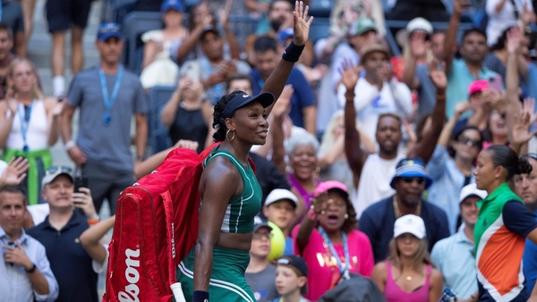 Williams made a swift exit after her defeat