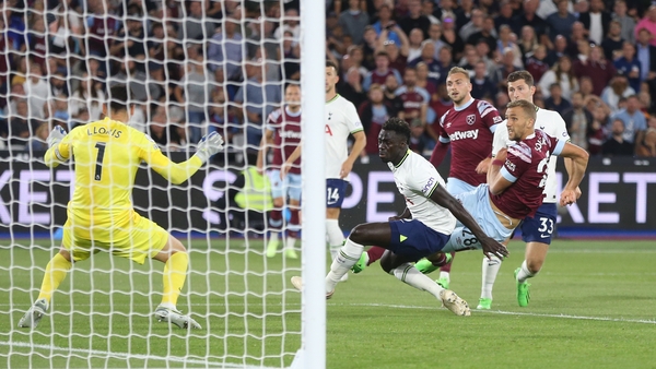 Tomas Soucek secured West Ham's first point of the season