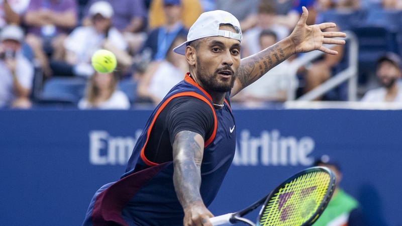 Kyrgios fined for US for spitting on court