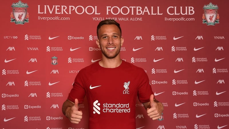 Arthur Melo has joined Liverpool