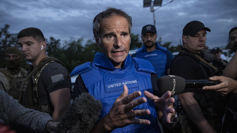 Rafael Grossi said he would 'independently assess what is happening' during his visit to the plant