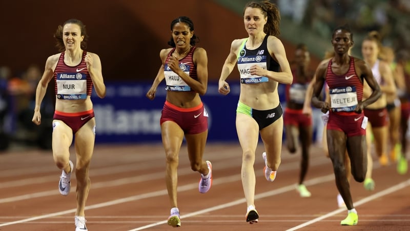 Ciara Mageean delivered a sparkling run at the Diamond League meeting in Brussels to defeat a world-class field