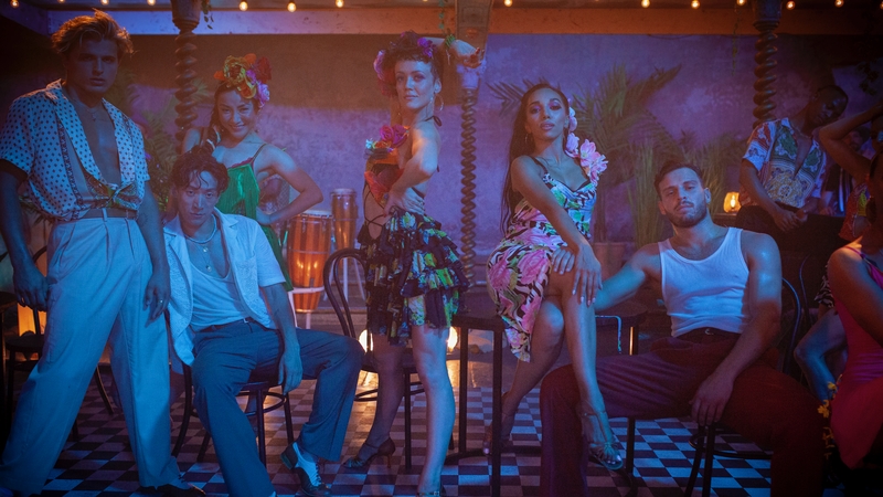 The new Strictly pros seen here with some of the returning Strictly professionals. Picture credit: Robin Lee-Perrella