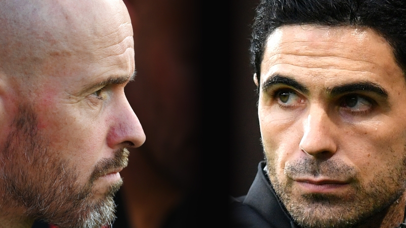 Ten Hag and Arteta meet on Sunday