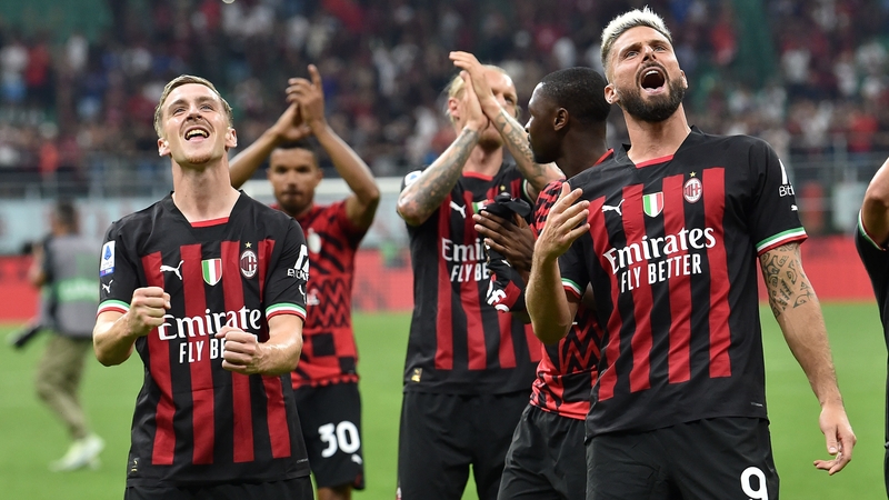 Milan edged Inter at the San Siro