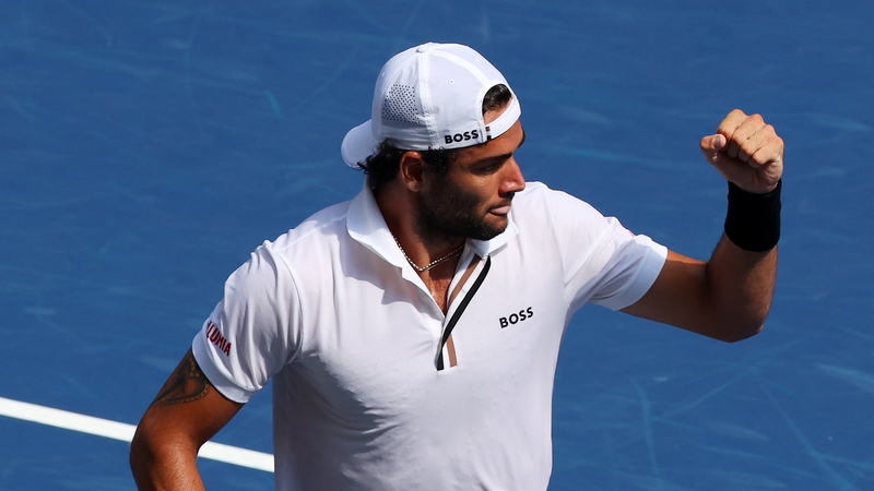 Berrettini had to come from a set down to win