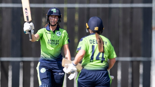 Orla Prendergast's (L) knock of 75 came off just 45 balls. Picture: Ian Jacobs