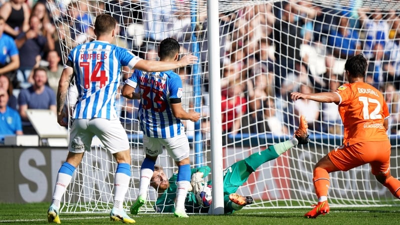 Yuta Nakayama was denied a perfectly good goal in a 1-0 loss to Blackpool on Sunday