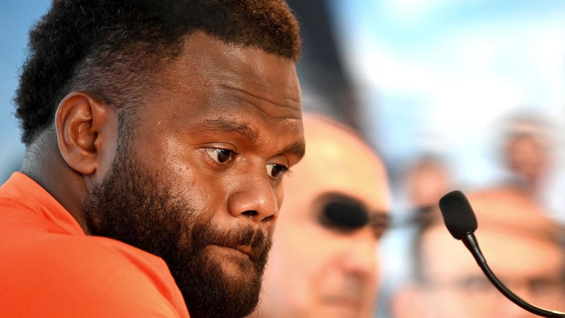 Virimi Vakatawa held a press conference on Tuesday