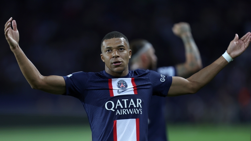 Mbappe scored a brace in Paris