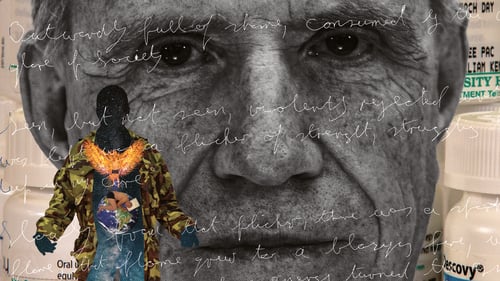 Will Kennedy - a collage by Silvio Severino for Before The Rainbow... and After