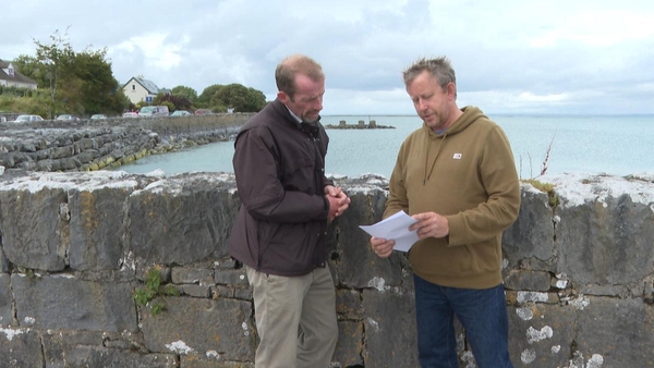 Robert Wainright (R), Joint Chairman of Ballyvaughan Community Development Group said there was a 'limit' to what the area could offer