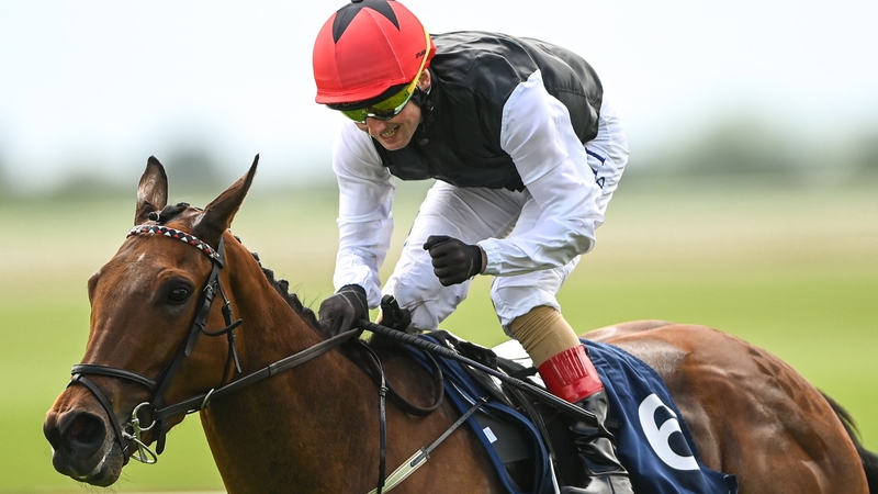Chris Hayes and Homeless Songs winning the 1,000 Guineas at the Curragh in May