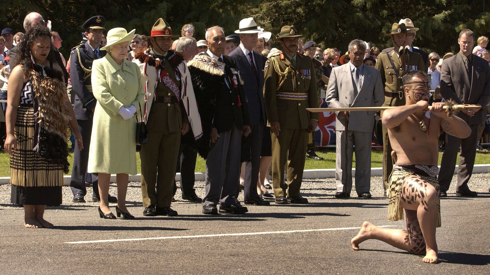 Her reign spanned eight decades, and saw the transition from Empire to Commonwealth of which she was head. There were frequent visits to Australia, Canada and New Zealand, where she was given a traditional Maori welcome in 2002