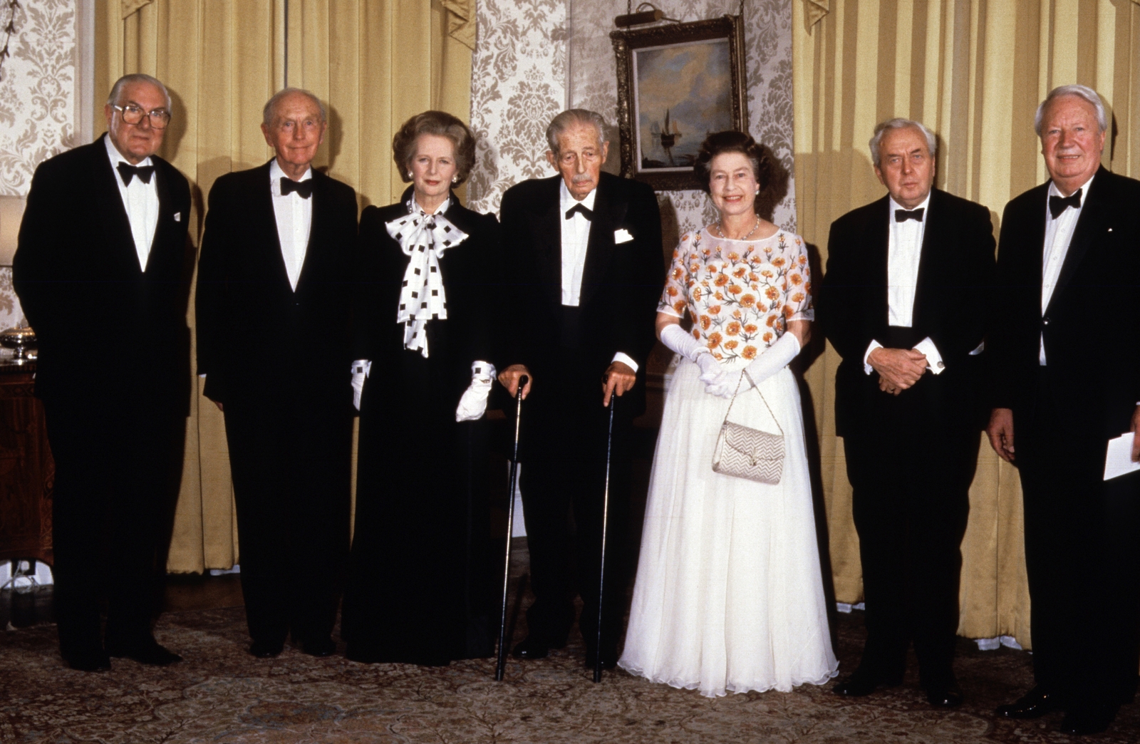 During her 70 years on the throne, 15 prime ministers served under her - from Winston Churchill to Liz Truss. She met six of them in Downing Street in 1985, at an event to mark the 250th anniversary of the prime minister's office